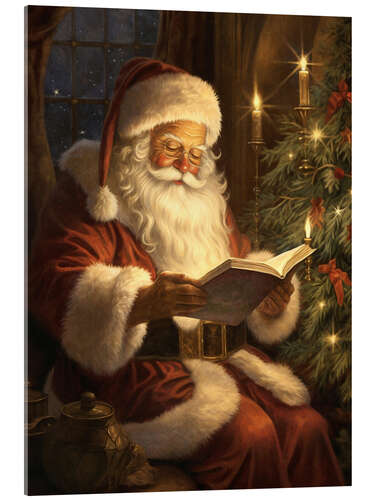 Acrylic print Tell Me a Story, Santa Claus