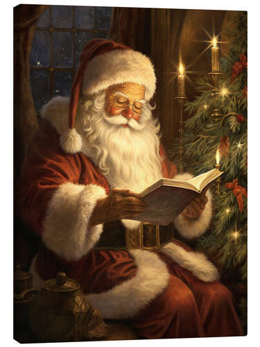 Canvas print Tell Me a Story, Santa Claus