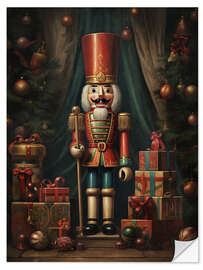 Naklejka na ścianę Christmas Nutcracker