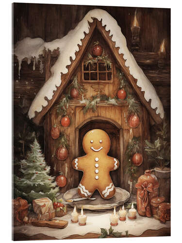 Akrylglastavla Gingerbread Man