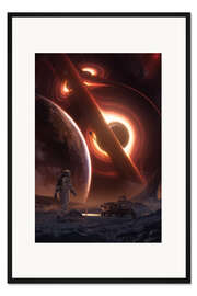 Gerahmter Kunstdruck Cosmic Tango