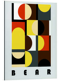 Magnettafel Bear Abstract