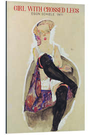 Magnettafel Girl With Crossed Legs, 1911