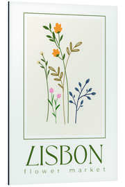 Magnettafel Flower Market Lisbon