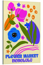 Magnettafel Flower Market Honolulu