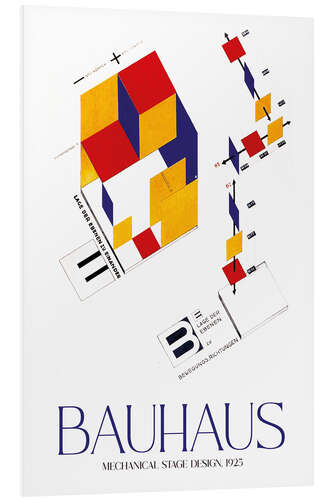 Quadro em PVC Bauhaus, Mechanical Stage Design 1925