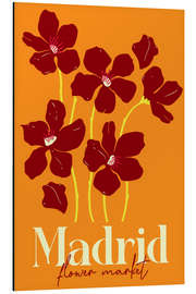 Magnettafel Flower Market Madrid II