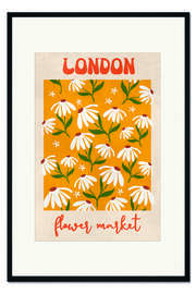 Gerahmter Kunstdruck Flower Market London I