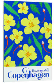 Magnettafel Flower Market Copenhagen I