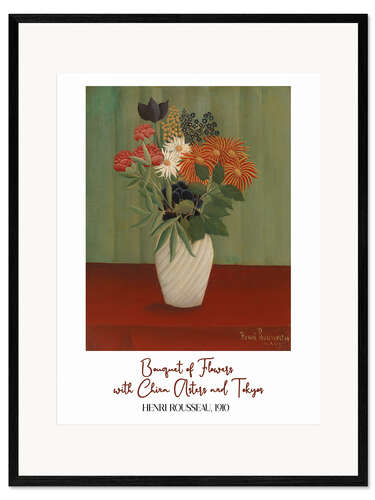 Ingelijste kunstdruk Bouquet of Flowers, 1910