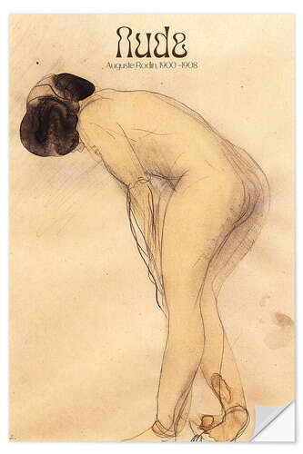 Selvklebende plakat Nude, 1900-1908