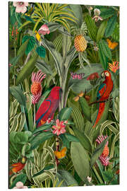 Magnettafel Jungle Parrots Paradise