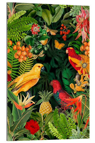 Gallery Print Parrots Lush Jungle