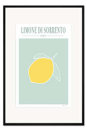 Gerahmter Kunstdruck Limone Di Sorrento