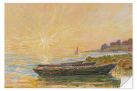 Selvklebende plakat Boats in Martigues