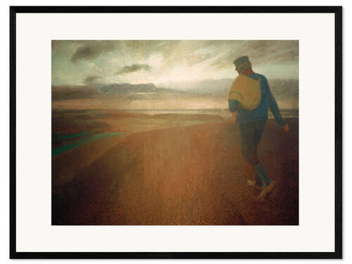 Framed art print The Sower, Fritz Mackensen