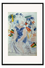 Gerahmter Kunstdruck Formen und Farben