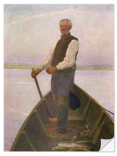 Muursticker The Boatman