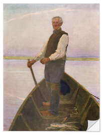 Selvklæbende plakat The Boatman