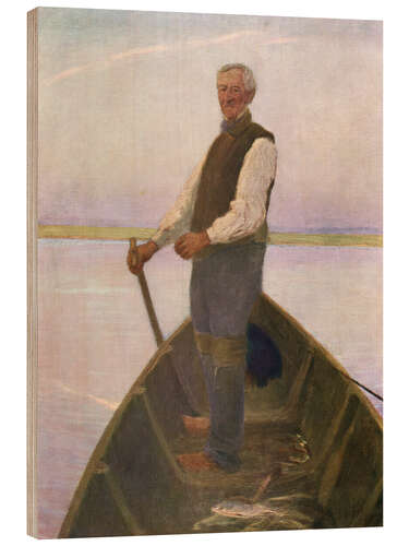 Quadro de madeira The Boatman