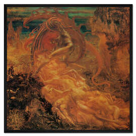 Gerahmter Kunstdruck Die Satan‐Schätze