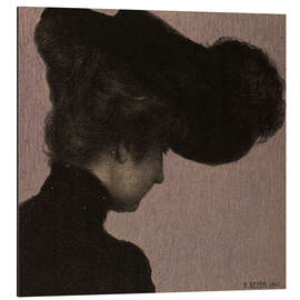 Magnettafel Weibliche Bildnisstudie, Adolf Beyer