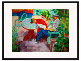 Gerahmter Kunstdruck Mittagsruhe in Saint-Tropez, Moïse Kisling