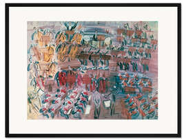 Gerahmter Kunstdruck Orchester mit Gesang