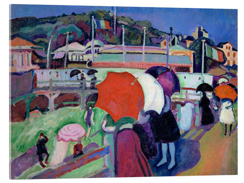 Acrylglas print The Three Umbrellas