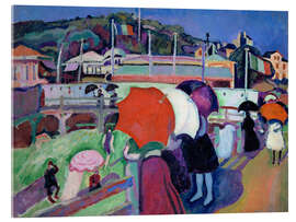 Acrylic print The Three Umbrellas