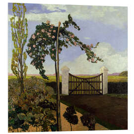 Foam board print The Garden Gate, Julius Bretz