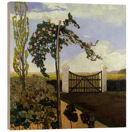 Trätavla The Garden Gate