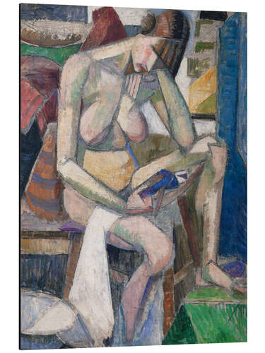 Aluminium print Seated Nude, Albert Gleizes