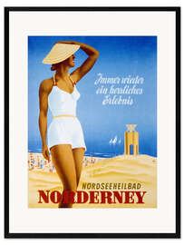 Framed art print Nordseeheilbad Norderney