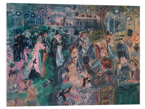 Foam board print The Moulin de la Galette