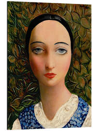 Magnettafel Bildnis einer Jungen Frau