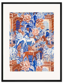 Gerahmter Kunstdruck Elegante Frauen in der Trifle