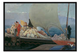 Gerahmter Kunstdruck Die Seereise der Minoer, Ivan Grigorevich Myasoyedov