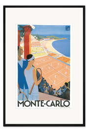 Gerahmter Kunstdruck Montecarlo, 1920