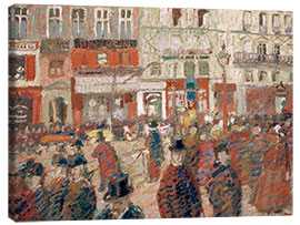 Canvas print Le Boulevard Saint-Martin