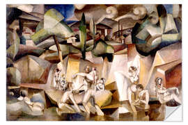 Sticker mural The Bathers, Albert Gleizes