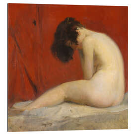 Galleritryk Female Nude, Carlo Siviero