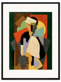 Gerahmter Kunstdruck Der Student, Albert Gleizes, 1925