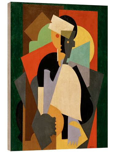 Trätavla The Student, Albert Gleizes, 1925