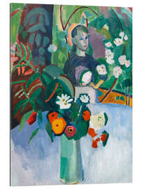 Gallery print Jeanne in the Flowers