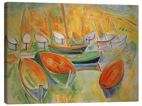 Quadro em tela Boats in Martigue