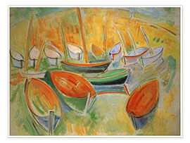 Tableau  Les barques à Martiques - Raoul Dufy