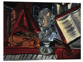 Acrylglasbild Hommage an Wolfgang Amadeus Mozart