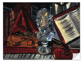 Naklejka na ścianę Homage to Wolfgang Amadeus Mozart