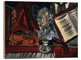 Tableau en bois Homage to Wolfgang Amadeus Mozart